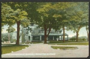 Postcard The Ridgefield School 1909